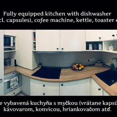 Daire S8 Luxury Oldtown Apt - Parking, Foodstore, Crib, Babychair, Pc Screen, Unlimmusic Kösice