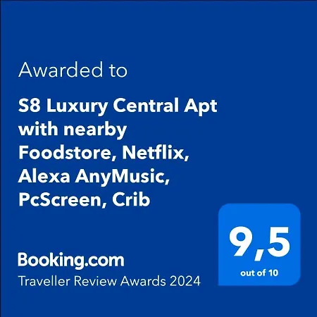 S8 Luxury 2 Oldtown - Foodstore, Crib, Babychair, Netflix, Pc Screen, Unlimmusic דירה